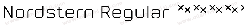 Nordstern Regular字体转换